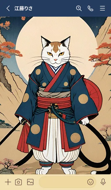 [LINE着せ替え] 猫人の選択 06dD7Fの画像2