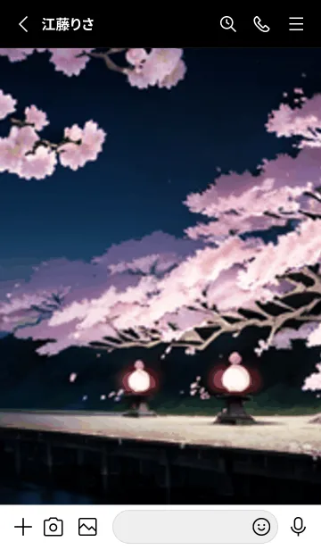 [LINE着せ替え] 桜花繚乱 #EaCLS020。の画像2