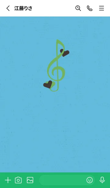 [LINE着せ替え] ト音記号＆♥ 奇想天外の画像2