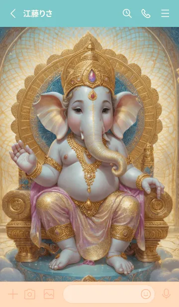[LINE着せ替え] Ganesha = Rich & Rich Theme (JP)の画像2