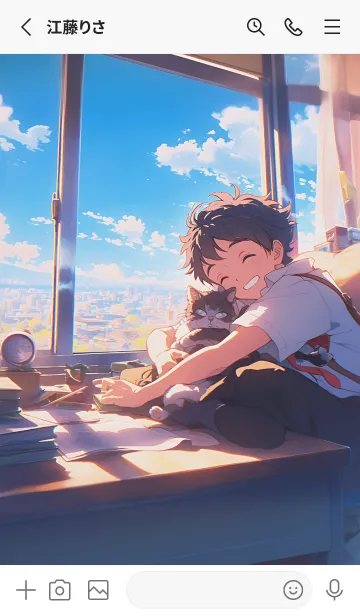 [LINE着せ替え] 一人ですんでいます 19の画像2